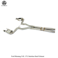 Échappement CSZ de haute qualité pour Ford Mustang 5.0L 3.7L, échappement en acier inoxydable, silencieux arrière, commande à distance, échappement Valvetronic