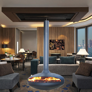 Stufa a Legna Autoportante Moderna ed Ecologica con Garanzia di 3 Anni per Hotel e Bar - Product Image 2