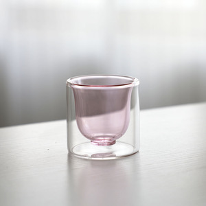 Tasses à thé en verre borosilicate coloré à double paroi, tasses en verre isolantes pour la maison, tasses créatives - Product Image 5