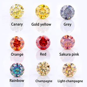 Starsgem-moissanita de 1 quilate, Diamante de moissanita auténtico, 6,5mm, precio al por mayor - Product Image 5