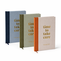 Diario de Bienestar Personalizado al por Mayor, con Logotipo Dorado, Tapa Dura, Cuaderno de Autocuidado