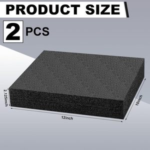 <span class=keywords><strong>Frienda</strong></span> - 2 Piezas de Lámina de Espuma XPE Negra Cortable, para Manualidades Industriales, Impermeable, Ecológica, Aislante del Calor R4.0 - Product Image 5