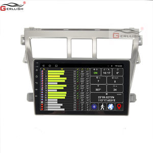 Lecteur DVD Android pour voiture Système de navigation GPS intégré Radio stéréo pour <span class=keywords><strong>Toyota</strong></span> Vios VITZ <span class=keywords><strong>Yaris</strong></span> 2004-2008 Multimédia - Product Image 1