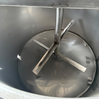 Cuve de mélange verticale en acier inoxydable 100-5000L pour jus, sirop et liquides, avec agitateur, chauffage électrique et cuve à double enveloppe