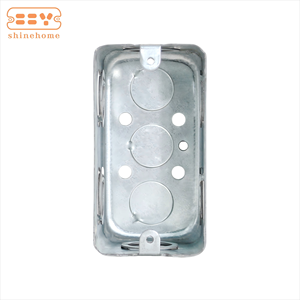 Prix d'usine 4 \ "<span class=keywords><strong>X</strong></span> 2 \" Boîte électrique rectangulaire en acier galvanisé 58371-COM - Product Image 1