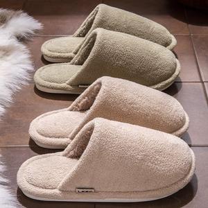 Chaussons en peluche de coton pour femmes de haute qualité, automne-hiver, intérieur, chambre à coucher, avec désodorisant antibactérien et antidérapant - Product Image 3