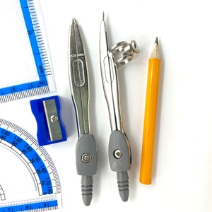 Best Selling 9pcs Super Marshal Metal Math Mathematical Instrument Set for Grade Students Super Marshal Set - Product Image 6