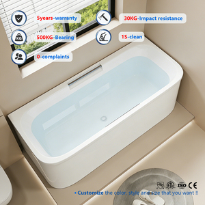 <span class=keywords><strong>Vasca</strong></span> da <span class=keywords><strong>Bagno</strong></span> Moderna in Acrilico Freestanding di Lusso per Adulti, Ecologica, per Interni, Hotel, <span class=keywords><strong>con</strong></span> Doccetta - Miglior Prezzo - Product Image 2