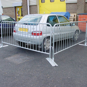 Rào chắn thép tạm thời chịu lực cao cho người đi bộ, rào chắn kiểm soát đám đông, rào chắn kim loại liên kết - Product Image 3