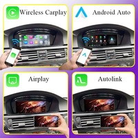 Écran multimédia automobile sans fil CarPlay Android Auto 8,8 pouces pour BMW Série 5 E60/E61 & Série 6 E62/E63 Linux 2006-2011 CCC/CIC