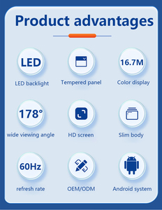 SDK 32" IP65 Floor-<b>standing</b> Touch Screen Android Digital Signage Advertising Display Shopping Mall Retail Stores Poster Player H - Product Image 4