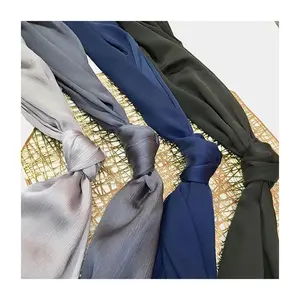 Texture Texture Garment 100% Polyester Shine Satin Silk Crinkle Crepe Satin Wrinkle Crepe Fabric