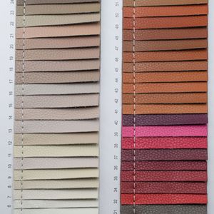 Cuir PU gaufré en microfibre, résistant à l'abrasion, plusieurs options de couleurs pour la tapisserie de meubles - Product Image 1