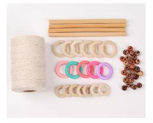 Suministros <span class=keywords><strong>de</strong></span> macramé para colgar en la pared, <span class=keywords><strong>kit</strong></span> <span class=keywords><strong>de</strong></span> cordón <span class=keywords><strong>de</strong></span> algodón natural <span class=keywords><strong>de</strong></span> macramé - Product Image 5