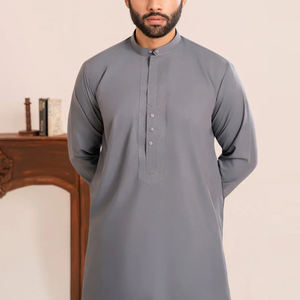 Nouvelle Arrivée Salwar Kameez Homme en Coton Sur Mesure, Séchage Rapide, Infroissable, pour Fête, Haute Qualité, Couleur Personnalisée, Vente en Gros - Product Image 4