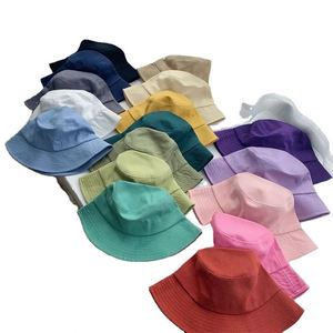 Wholesale Cotton Visor Sun Customized Logo Ins Simple Fashion Korean <b>Hat</b> for <b>Women</b> Men Fisherman Designed <b>Hat</b> <b>Bucket</b> <b>Hats</b> - Product Image 1