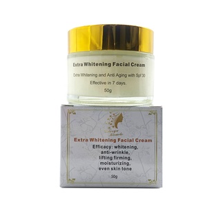 Crema <span class=keywords><strong>facial</strong></span> con tapa dorada de etiqueta privada de nutrición profunda 7 días blanqueamiento antienvejecimiento con SPF30 tono de <span class=keywords><strong>piel</strong></span> uniforme anti-manchas negras - Product Image 5