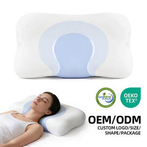 Oreiller cervical en mousse à mémoire de forme personnalisé pour dormeurs sur le <span class=keywords><strong>c</strong></span>ôté/dos/ventre – Vente en gros B2B direct usine - Product Image 1