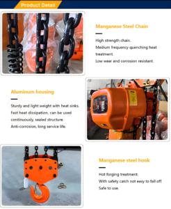 CE Certified Chain <b>Hoists</b> With Large Lifting Capacity and Wireless Control Suitable for Various Equipment Extreme Lifting Capaci - Product Image 4