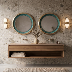 Hammered Rim Handmade Contemporary <b>Wall</b> <b>Mirror</b> REHMAN CRAFT - Product Image 1