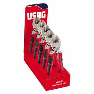 Usag <b>Pliers</b> 1 In Jaw Smooth Tip Industrial Grade Chrome Vanadium Steel Imperial Measurement <b>Set</b> - Product Image 1