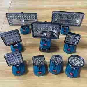 21V Lithium Battery Cordless <b>LED</b> <b>Work</b> <b>Light</b> USB <b>Rechargeable</b> Portable Lamp for Construction Camping Repair Lithium Battery <b>Work</b> - Product Image 1