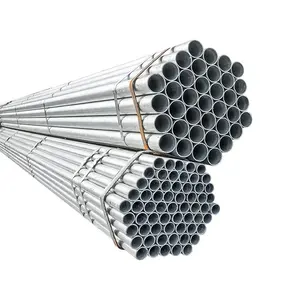 Fornecimento local tubo redondo galvanizado z12 z18A40 A60 tubo de aço galvanizado brilhante spcc tubo de aço galvanizado
