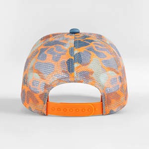 หมวกเบสบอลปักโลโก้ตามสั่ง ผ้าฝ้าย 100% หมวกแก๊ปตาข่าย 5 ชิ้น แบบ Snap Back ลายพรางสำหรับกิจกรรมกลางแจ้ง - Product Image 5