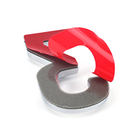 Vente en gros, livraison immédiate, lettres et chiffres 3D en ABS chromés noir et argent, plaque d'immatriculation standard Indonésie pour voiture, véhicule, camion