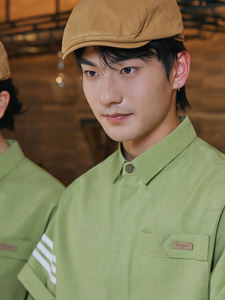 25163-64 Tenue d'été professionnelle à manches courtes pour personnel de restaurant, café et <span class=keywords><strong>restauration</strong></span> rapide – Look impeccable - Product Image 4