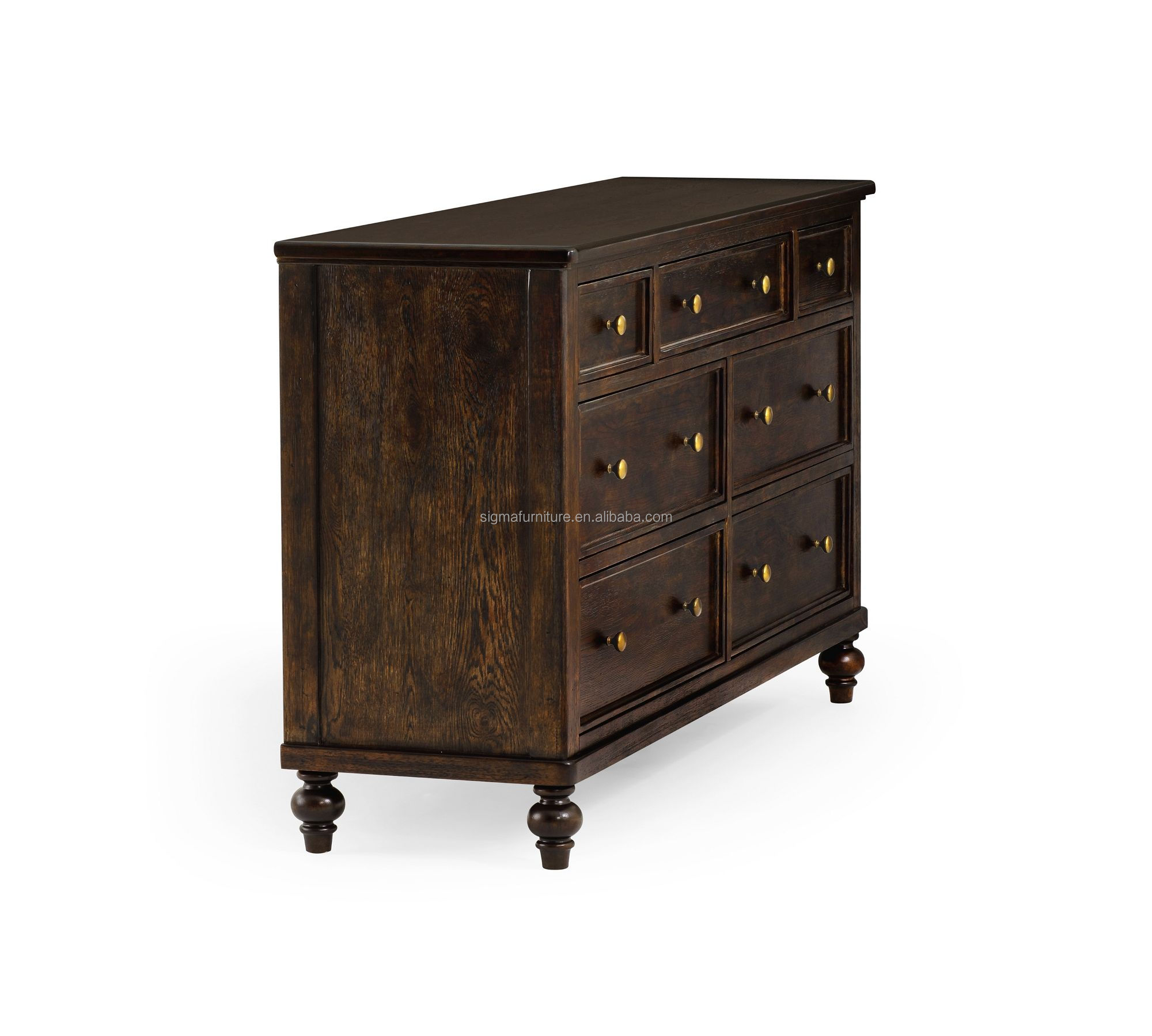 7 drawer dresser chest of drawers for bedroom wood modern floating drawer dresser