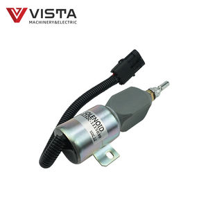 Части двигателя 24 В, клапан электромагнитного отключения дизельного двигателя, топливный соленоид для генератора 232C-1115030 - Product Image 3