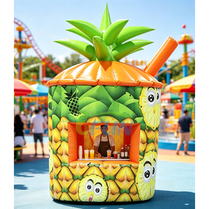 Tente de bar Tiki gonflable en bâche PVC pour événements estivaux en extérieur, robuste et portable, idéale pour les fêtes Luau et les entreprises de <span class=keywords><strong>location</strong></span> - Product Image 4