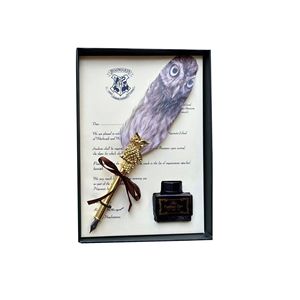 Coffret cadeau Vintage <span class=keywords><strong>Harry</strong></span> Feather <span class=keywords><strong>Stylo</strong></span> à bille en métal 0,7 mm Encre multicolore Non effaçable - Product Image 5