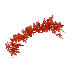 Guirlande de fleurs d'orchidées artificielles, bouquet en soie de 37 cm, pour mariage, décoration de la maison, accessoires - Product Image 5