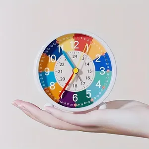 Silenzioso orologio solare per la prima educazione dei bambini Desktop di insegnamento di allarme con la decorazione della camera da letto scrivania motivo di decorazione - Product Image 6