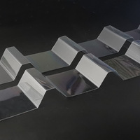 Lámina de Techo Corrugada Transparente para Invernaderos, Viveros, Refugios para Plantas y Espacios de Luz Natural