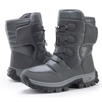 Bottes de neige à la cheville à coupe haute directe pour femmes chaussures en coton d'extérieur résistantes à la neige NOUVELLES chaussures de neige pour hommes livraison directe