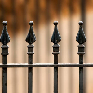 Paneles de Cerca Metálica Negra al por Mayor, <span class=keywords><strong>con</strong></span> Puntas Verticales en Forma de Lanza, Cerca de Acero Prensado, Acero Galvanizado para Jardín Exterior - Product Image 6