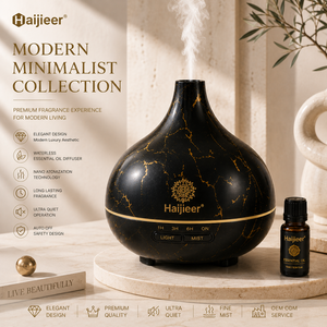 Premium Wellness Ultrasonik Aromaterapi Nemlendirici Elektrokaplama 500ml Esansiyel Yağ Difüzörü Lüks Masaüstü Ev Dekorasyonu - Product Image 2