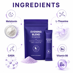 Offre Spéciale Vegan Liposomal Naturemade Supplément en vrac 3mg 5mg10mg Poudre de sommeil avec mélatonine L-théanine GABA Vitamine <span class=keywords><strong>B6</strong></span> Magnésium - Product Image 3