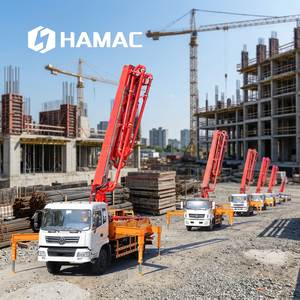 Camion pompe à béton électrique certifié CE, 24m-52m, multi-élévations, composants moteur puissants 279kW pour les industries de la construction - Product Image 3