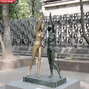 Estatua <span class=keywords><strong>de</strong></span> jardín al aire libre, <span class=keywords><strong>escultura</strong></span> <span class=keywords><strong>de</strong></span> unicornio <span class=keywords><strong>de</strong></span> bronce, <span class=keywords><strong>Dali</strong></span>, tamaño real - Product Image 3