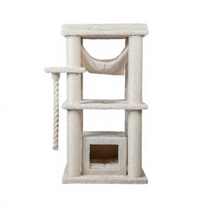 Longnew High Quality <strong>Cat</strong> Tree Designer Small <strong>Cat</strong> Bed Tower Velvet <strong>Scratching</strong> Posts Solid Animal Pattern Katzenkratzbaum <strong>Box</strong> - Product Image 1