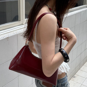 Bolso rojo vintage para mujer, minimalista, de hombro, bandolera, para ir al trabajo. - Product Image 2