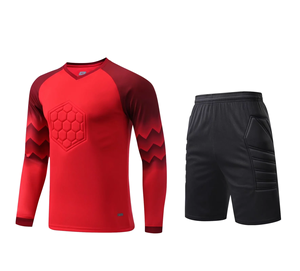 Maglie da <span class=keywords><strong>Portiere</strong></span> di Alta Qualità a Maniche Lunghe per Uomo, Uniformi da <span class=keywords><strong>Calcio</strong></span> 100% Poliestere, Asciugatura Rapida, Traspiranti, Collo a V, Nuove - Product Image 5