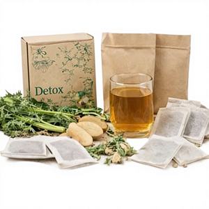 Bolsitas de Té de Apio, Hoja de Loto y Jengibre Orgánico de Marca Privada OEM, Té Herbal Detox Adelgazante y Bienestar, Bolsitas de Té Herbal de la Marca NMPT - Product Image 5