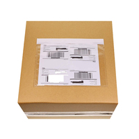 Enveloppes de facture d'étiquette d'expédition à chargement par le haut avec fenêtre transparente liste d'emballage en plastique auto-adhésive pochette fermée