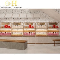 Meubles de boulangerie en gros, vitrine à pain, cadre en bois, vitrine à beignets, présentoir de pâtisserie, étagère de boulangerie