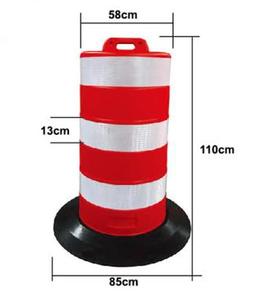 Anti çarpışma bariyeri yol blok ekipmanları trafik yol güvenliği varil - Product Image 2